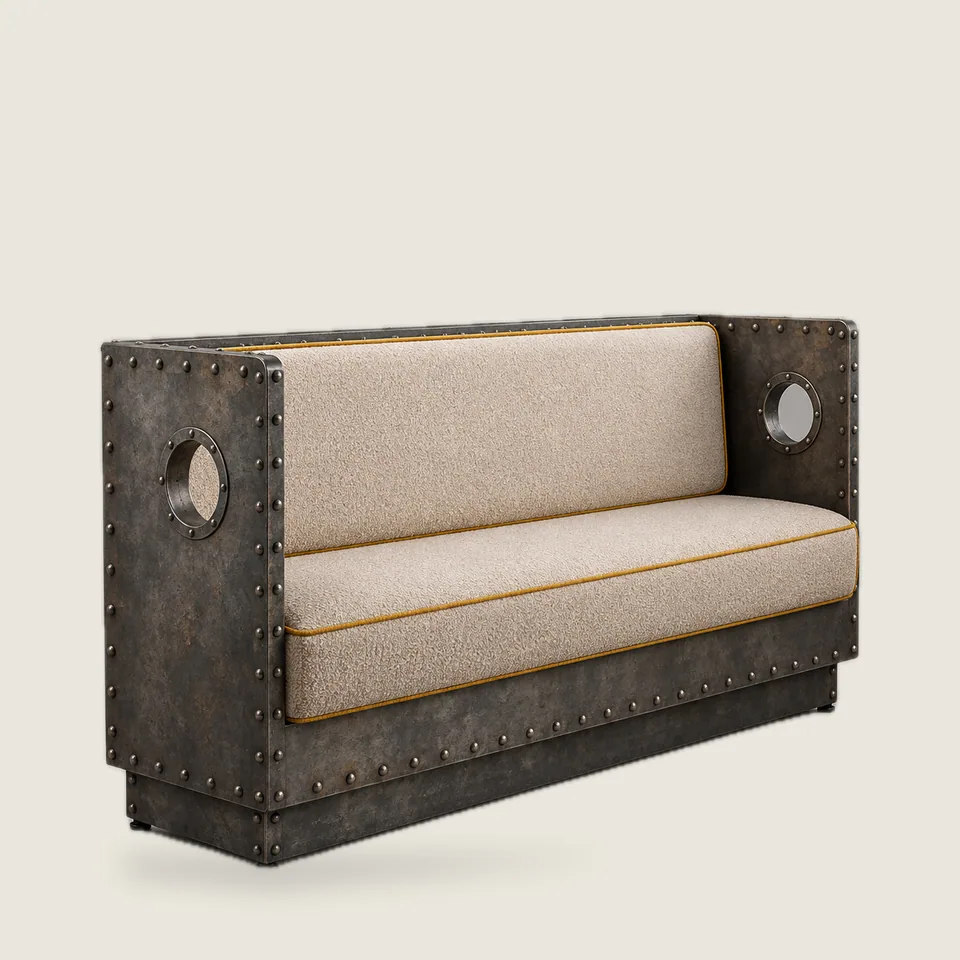 Boilerplate Riveted Booth