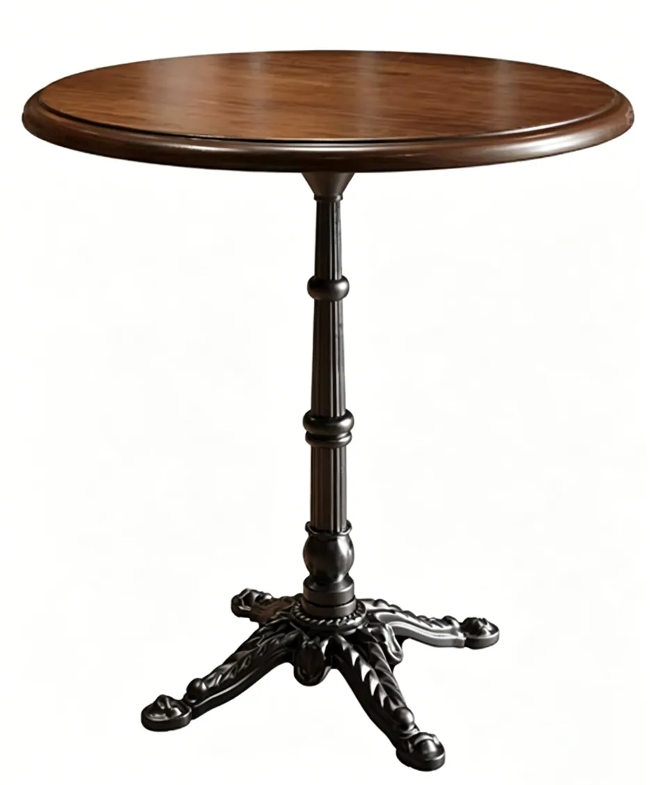 Claw-Foot Walnut Bistro Table