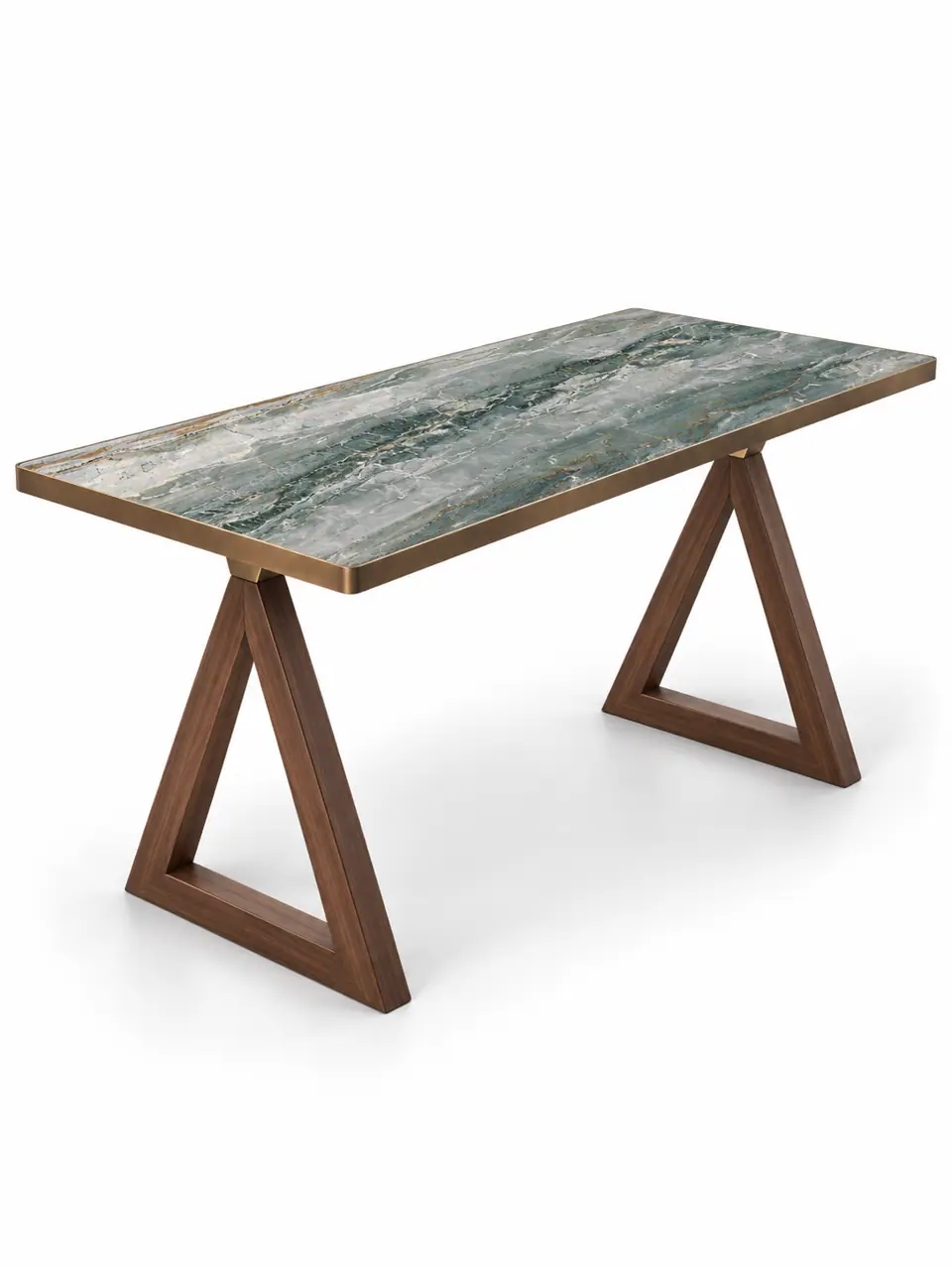 Forest Mist Twin-Triangle Dining Table