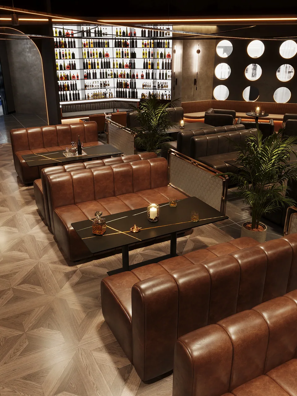 Oil-Wax Channel Back-to-Back Booths